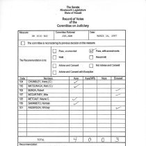 Record of Votes of Judiciary HB1610 HD 2_1997