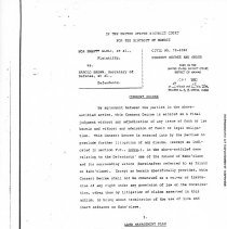 First page of Kaho'olawe Consent Decree