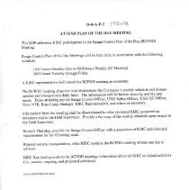 Attend Plan of the Day draft