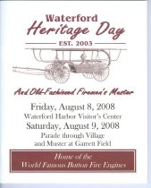 Waterford Heritage Day and Old Fashioned Firemen's Muster