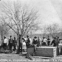 Washington Nursery Co. Delivering 20,000 Fruit Trees, Inspected by J. N. Piercey Okanogan, Wash.