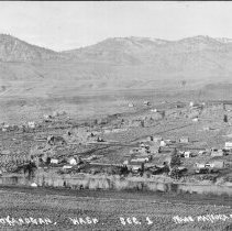 PC0215-1:  Nov. 09 Okanogan Wash - Sec. I Frank Matsura photo. PC0215-2 caption on image reads:  Okanogan, Wash Sec. 2  F.S. M Nov. 1909