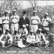 Okanogan Baseball Team.  Frank Matsura Photo