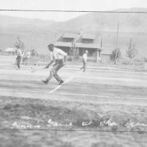 TENNIS GAME AT OKANOGAN.   F.S.M.