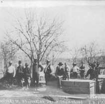Washington Nursery Co. delivering 20,000 fruit trees.  Inspected J.N. Piercey. Okanogan, Wash.