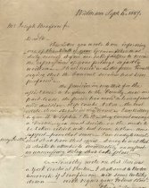 Letter from Theodore Lyman to Joseph Bragdon Jr.