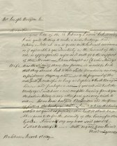 Letter from Theodore Lyman to Joseph Bragdon Jr.