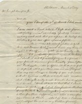 Letter from Theodore Lyman to Joseph Bragdon Jr.