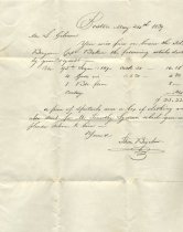 Letter from Theodore Bigelow to Lyman Gilman
