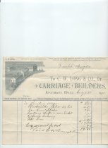 Receipts for Miscellaneous Items and Services to Joseph Bragdon Jr.