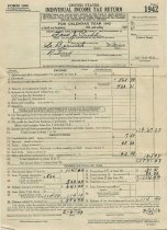 Income Tax Return -  Fred Preble 1942