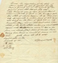 Deed for Burial Ground Land from Solomon Brooks