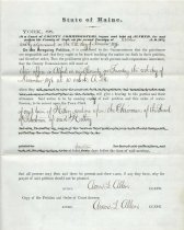 Petition for a Builder for Road from York to Kittery