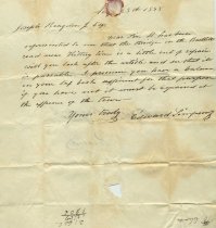 Letter from Edward Simpson to Joseph Bragdon Jr.