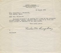 Bequests to Winnifred Philbrick from Jessamine Brooks