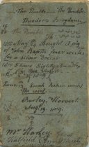 Account Book of Theodore Bragdons