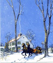 Sample Christmas card to E. Perkins