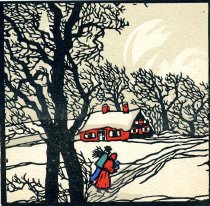 Christmas Card to E. Perkins from H. Patterson?