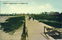 The Board Walk, looking South, York Beach, Maine