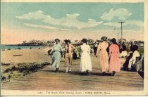 The Board Walk looking South, York Beach, Maine