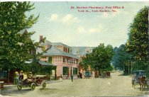 Dr, Hawkes Pharmacy, Post Office and York Street, York Harbor, ME