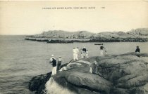 Fishing off Dover Bluffs, York Beach, Me