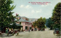Dr. Hawkes' Pharmacy, Post Office & York Street.