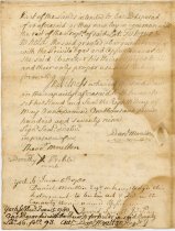 Deed of First Parish Land from Daniel Moulton to Ebenezer Blaisdell