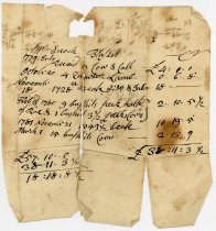 Receipt for goods for Enoch Blaisdell