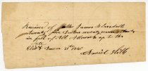 Payment Receipt of James Blaisdell