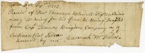 Payment receipt of Deacon Ebenezer Blaisdell