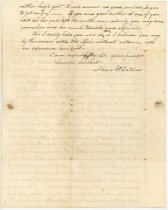 Letter to James Blaisdell from Alexander McIntire