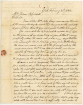Letter to James Blaisdell from Alexander McIntire