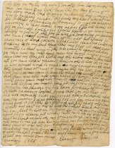 Letter by Ebenezer Blaisdell