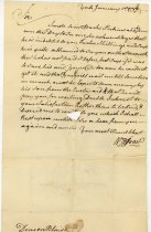 Letter to Ebenezer Blaisdell from William Frost