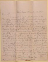 Letter to Lettie B. Parry