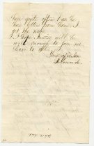 Letter from Andrew Leonard Emerson to his mother