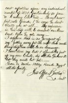 Letter from Andrew Leonard Emerson and Frances (Fannie) Phillips Emerson to