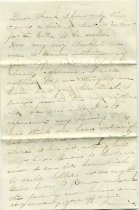 Letter from Andrew Leonard Emerson and Frances (Fannie) Phillips Emerson to