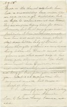 Letter from  Frances "Fannie" (Phillips) Emerson to her aunt Harriet (Phill