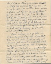 Letter from William (Bill) Turner to his mother