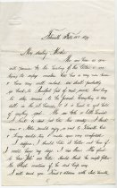 Letter from Andrew Leonard Emerson to his mother