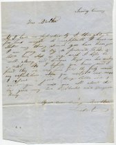 Letter from Andrew Leonard Emerson to his brother Edward O. Emerson