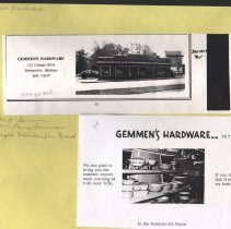 Gemmen's Hardware Yearbook Photos