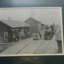 Close up of Railroad through Hudsonville