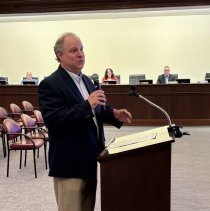 Rick Federighi speaking at podium