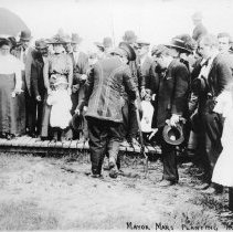 Mayor Mars Planting a Tree
