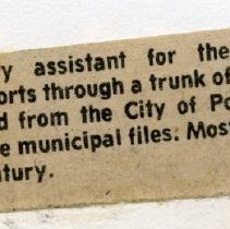 Librarian sorts through City of Port Coquitlam donation