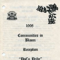 Communities in Bloom pamphlet