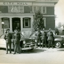 Policemen infront of City Hall